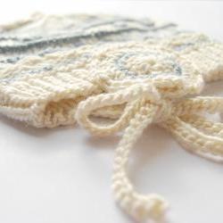 Children Hat, Natural Plant Dye, High-End Silk/Wool, Size 12 Month, OOAK